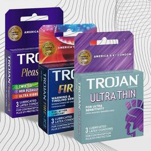 北美热销No.1品牌，TROJAN 战神 避孕套 9只组合装