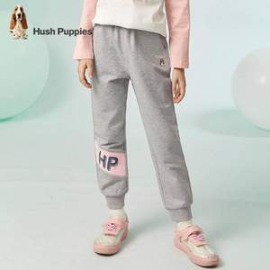 Hush Puppies 暇步士 女童纯棉运动潮流卫裤休闲裤（105~170码）3色
