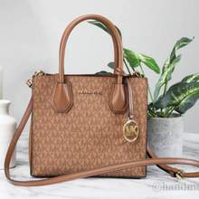 Michael Kors 迈克·科尔斯 Mercer 女士中号老花手提包 35S1GM9M2B