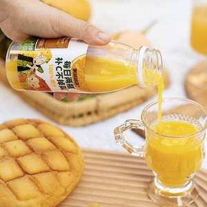 临期低价，乐源 百分百纯水果汁 275mL*8瓶 橙汁口味