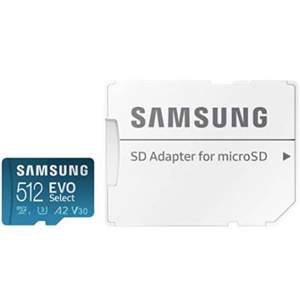 Samsung 三星 EVO Select 512GB 存储卡 带SD适配器