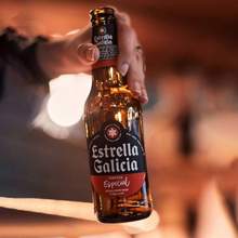 西班牙原装进口，Estrella Galicia 埃斯特拉 拉格黄啤330mL*12瓶 赠开瓶器