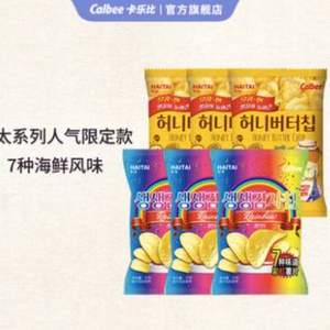 卡樂比 韓國進口 海太蜂蜜黃油薯片/彩虹薯片60g*6包