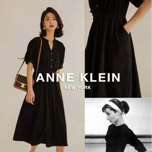 Anne Klein 安妮·克莱因 法式气质中长款连衣裙