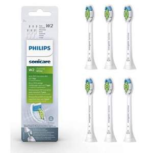 销量第一，Philips 飞利浦 HX6066/10 钻石亮白型声波震动牙刷刷头 6支装