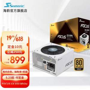 Seasonic 海韵 FOCUS White GX850 额定850W金牌全模组电源