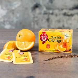 德国百年品牌，TEEKANNE 德康纳 西班牙橙子/意大利柠檬水果茶 2.2g*20包 