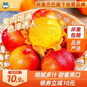 盒马 陕西黄心油桃 单果70g+/5斤