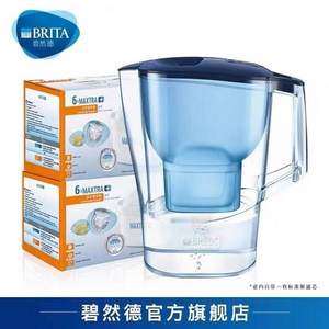 88会员，Brita 碧然德 Aluna 光汐系列 3.5L家用滤水壶（1壶13芯）+凑单品