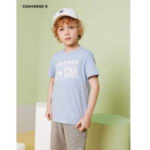 Converse 匡威 ALL STAR 2022夏新款男童纯棉短袖T恤（110-160cm）3色