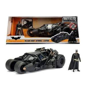 Jada Toys 佳达 蝙蝠侠：黑暗骑士 蝙蝠战车和蝙蝠侠 静态压铸模型