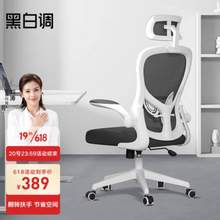 HBADA 黑白调 人体工学椅 电脑椅  HDNY163WZ 