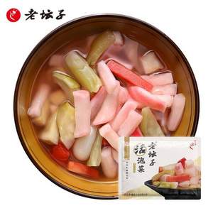 四川非物质文化遗产，老坛子 四川泡菜酸萝卜500g