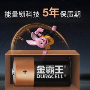 燃气灶专用，DURACELL 金霸王 1号 碱性干电池 2粒装