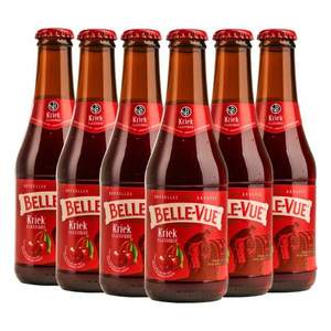 臨期特價，比利時進口 百威 Belle-Vue 比利芙 漫野櫻桃果味精釀啤酒250mL*6瓶