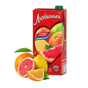 俄罗斯进口，优素 喜爱 果缤纷复合果汁 多口味 950mL