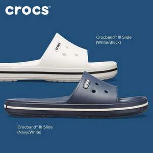 <span>直降￥48！</span>88VIP会员，Crocs 卡骆驰 Crocband Ⅲ 卡骆班3代 中性款夏季凉拖鞋 205733