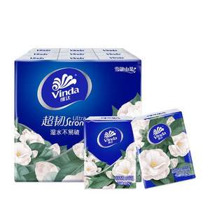 Vinda 維達(dá) 超韌  山茶花香印花手帕紙 4層*7張*36包