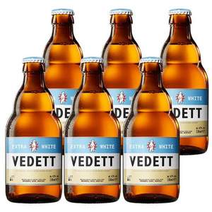 临期低价，比利时进口 VEDETT 海象 IPA精酿啤酒 330ml*6瓶 