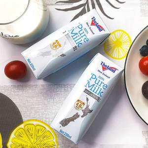 补券！Theland 纽仕兰 4.0g乳蛋白低脂高钙纯牛奶 250ml*24盒+吉香居烧椒酱200g