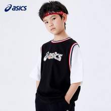 ASICS 亞瑟士 2022新款 時(shí)尚籃球兒童短袖T恤