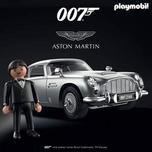 <span>白菜！</span>Playmobil 摩比世界 007系列 詹姆斯邦德 阿斯顿马丁 DB5-金手指版 跑车模型 70578
