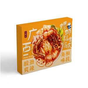 临期特价，日食记 广西螺蛳粉味汤底火锅底料 4人份/200g*6盒