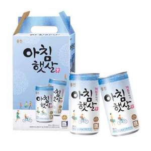 韩国进口，woongjin 熊津 糙米汁味饮料180ml*15罐/箱