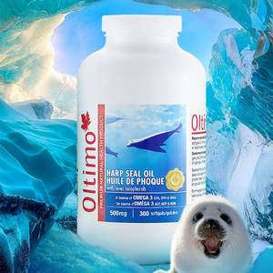 加拿大进口，大山行 Oltimo海豹油 500mg*300粒