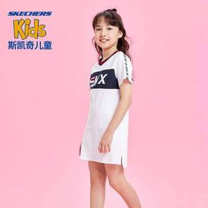 Skechers 斯凯奇 女童T恤连衣裙L220G032