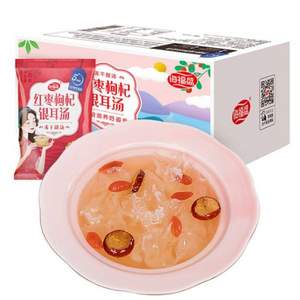 海福盛 免煮沖泡FD凍干紅棗枸杞銀耳羹 6袋 