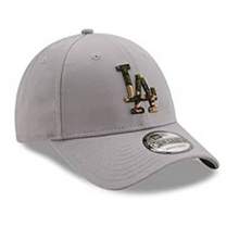 New Era LA迷彩款 9Forty可调节拼色棒球帽