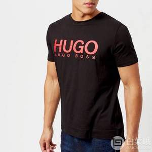 HUGO Hugo Boss 雨果·博斯 Dolive 男士纯棉印花T恤 M码