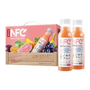 农夫山泉 NFC果汁饮料 番石榴混合汁 300ml*10瓶 