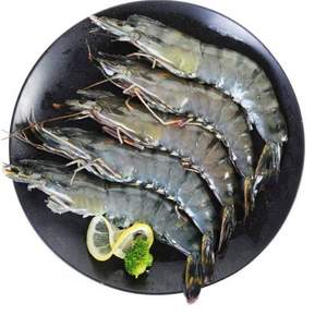沃成極鮮 活凍黑虎蝦 大號(hào) 凈重400g*3件