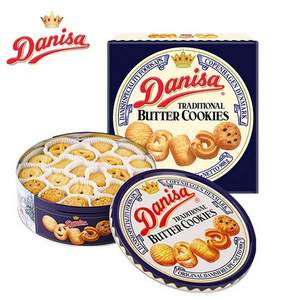 丹麦进口，Danisa 皇冠 丹麦曲奇饼干908g*2件+凑单品