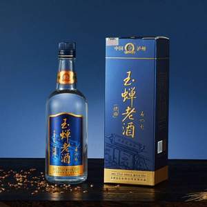 玉蝉老酒 优曲 52度浓香型白酒500mL*2瓶 赠特曲品鉴52度100mL+手提袋