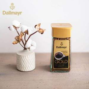 德国百年品牌 Dallmayr 达尔麦亚 金标冻干速溶美式纯黑咖啡 100g