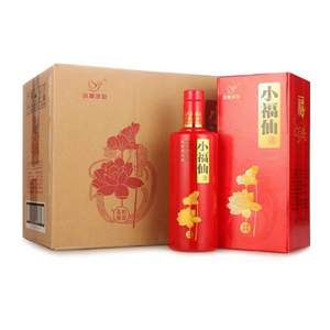 小糊涂仙 小福仙系列 和谐是福 52度浓香型白酒 500ml*6瓶（赠小糊涂仙普仙100ml）