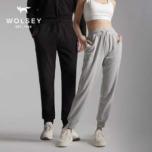 英国皇室266年品牌，Wolsey 2022秋季新款男女时尚休闲运动裤 2色