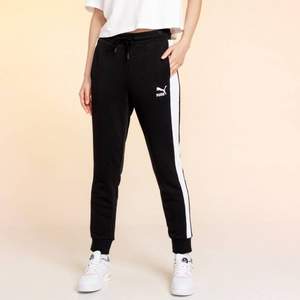 Puma 彪马 Classics Logo T7 女子拼接休闲运动长裤 599145