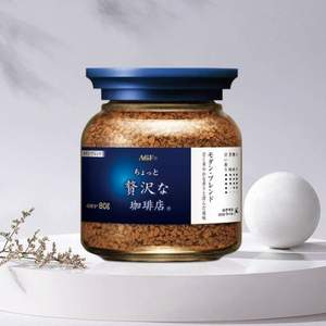 AGF 奢华咖啡店系列 现代摩登版混合风味黑咖啡 80g*2瓶