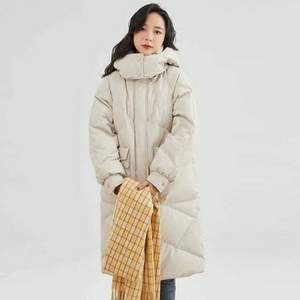 反季特價(jià)，鴨鴨 女士長(zhǎng)款羽絨服 DYY36B0040