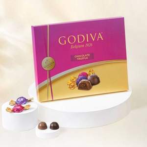 88VIP会员、临期特价，Godiva 歌帝梵 松露巧克力礼盒16颗装160g*2件