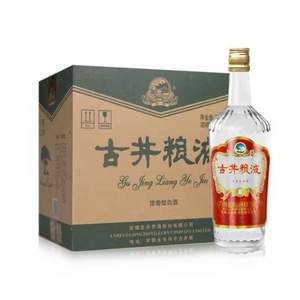 古井贡酒 古井粮液 50度浓香型纯粮食白酒 750mL*6瓶