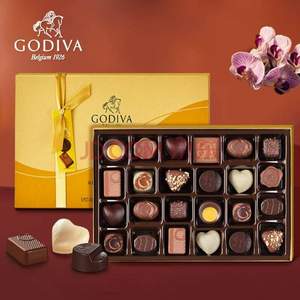 <span>临期白菜！</span>Godiva 歌帝梵 金装系列 25枚巧克力礼盒装 258g