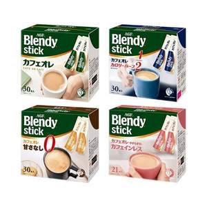 日本进口，AGF Blendy 三合一速溶拿铁咖啡 30条*2件