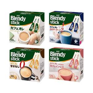 日本進口，AGF Blendy 三合一速溶拿鐵咖啡30條*2件