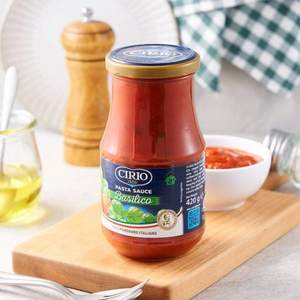 意大利原装进口，CIRIO 茄意欧 意大利面酱 420g 多口味