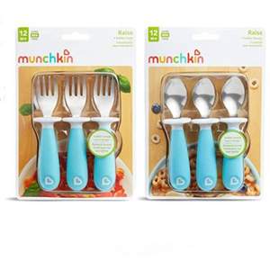 Munchkin 满趣健 儿童短柄叉勺餐具套装 6支装